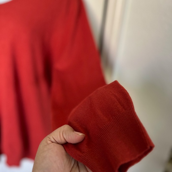 Love Ellie Mia Waffle Knit Sweater Rust - Picture 5 of 9